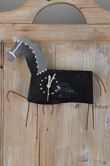 Horloge cheval mur