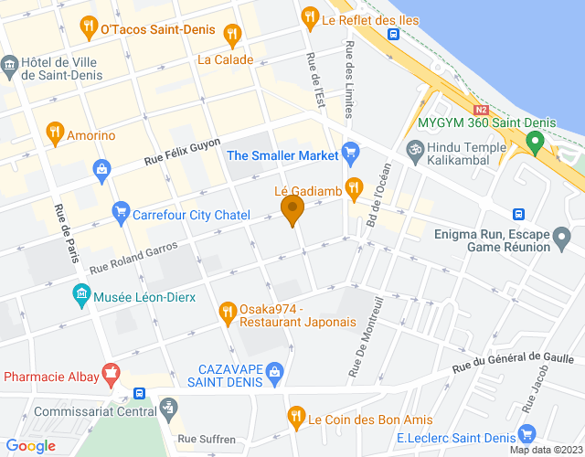 Plan pour situer Végétalement Provence à Saint-Denis