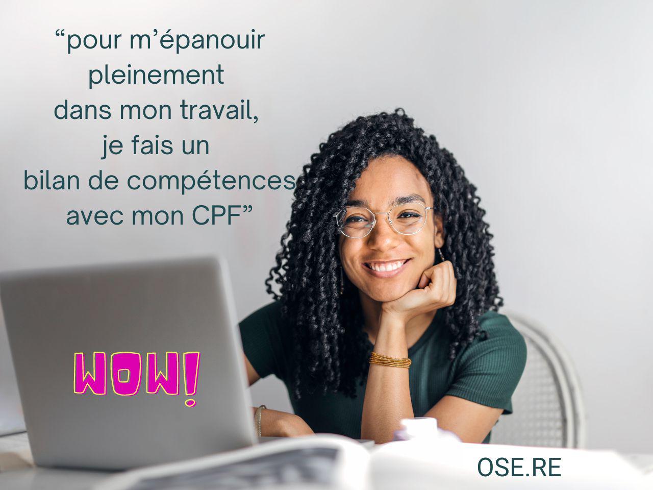 Bilan de compétences pris en charge par le CPF (Compte Personnel de Formation) à distance