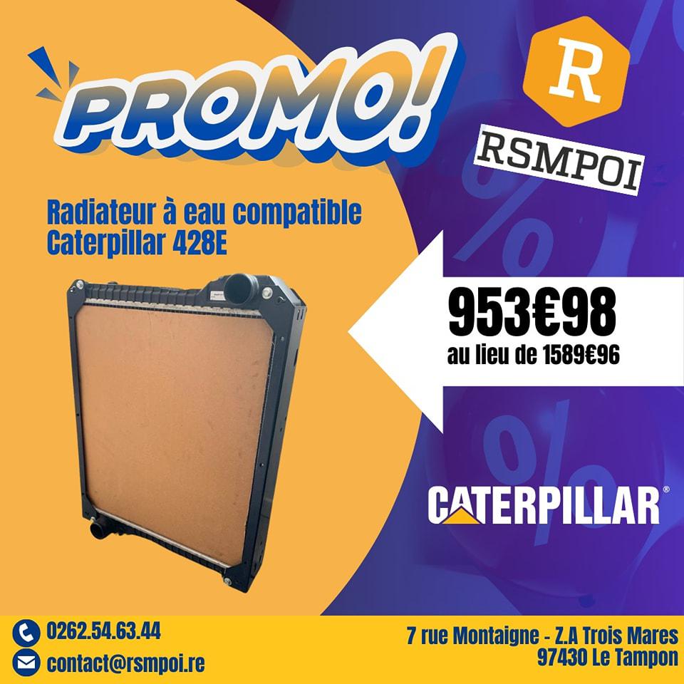 CATERPILLAR 428E : RADIATEUR EAU