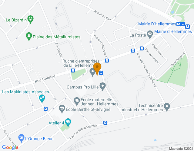 Plan pour situer NELSOFT - Webmarketing à Hellemmes-Lille