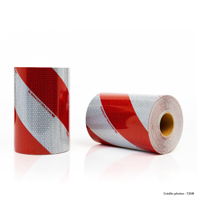 Nouvel arrivage de Rouleau microprisme rouge et blanc