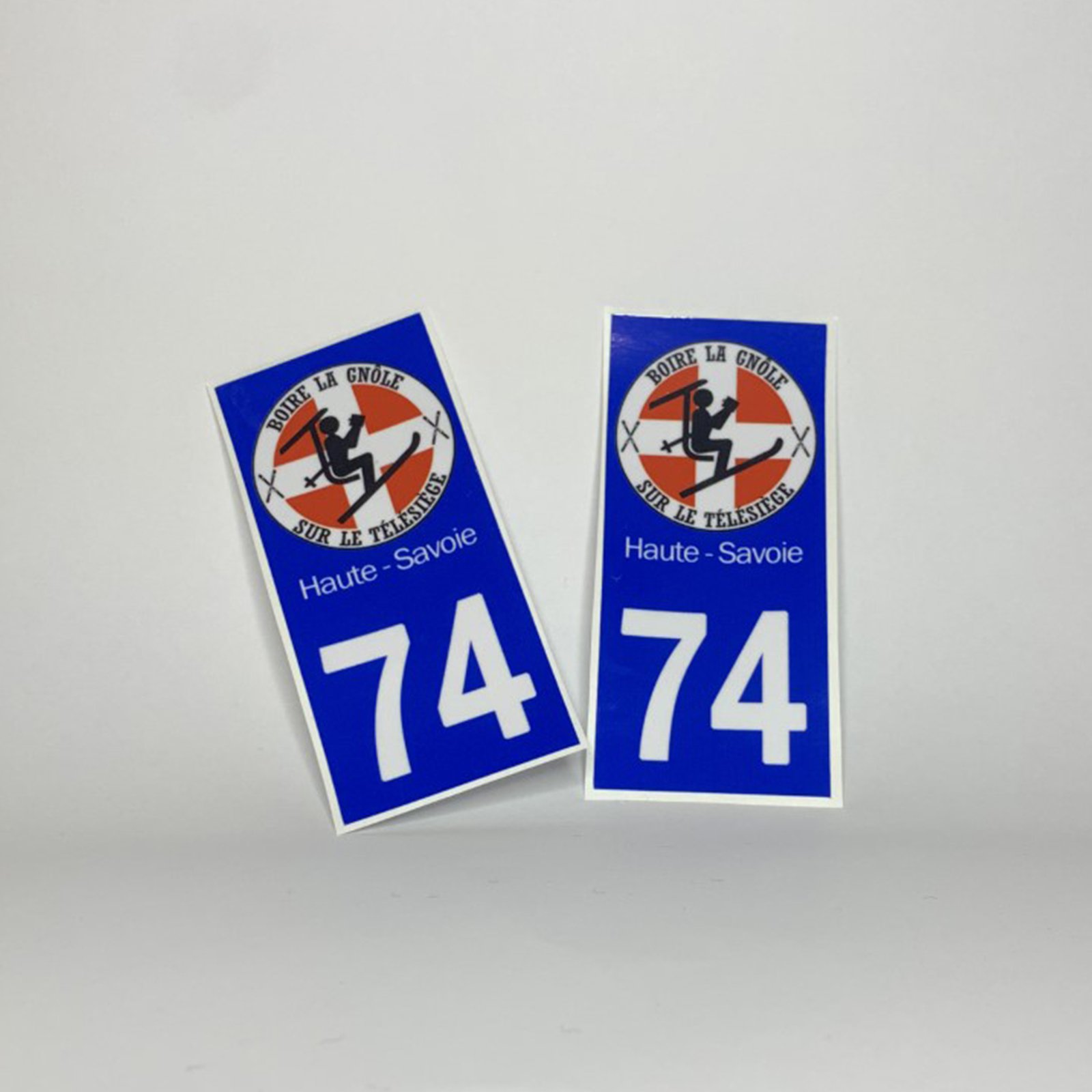 Stickers plaques d'immatriculation 