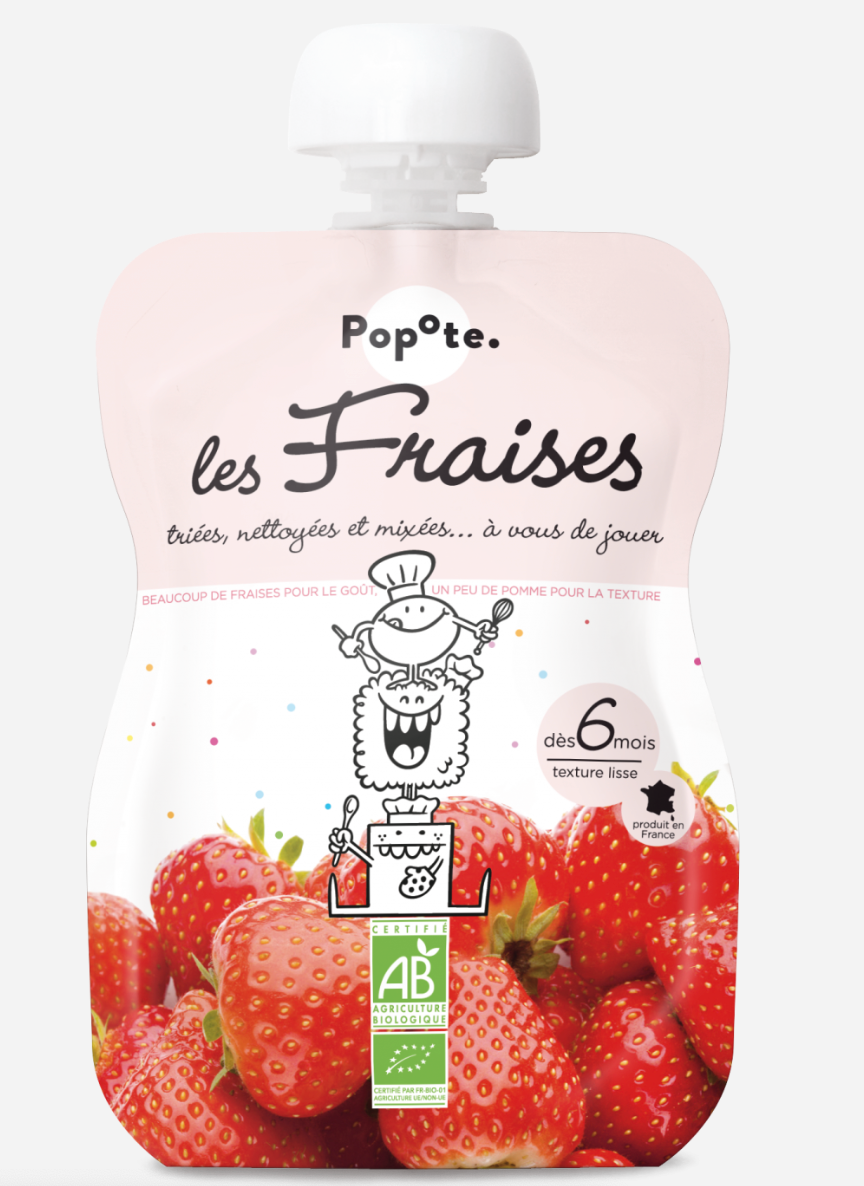 Popote compote fraise 120g Popote  Prenchies, Lomme, verlinghem et  lompret. | Pharmacie DELAPIERRE