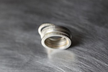 Bague en argent de Claire Wolfstirn