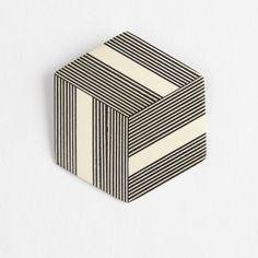 Broche en bois, Georges Larondelle
