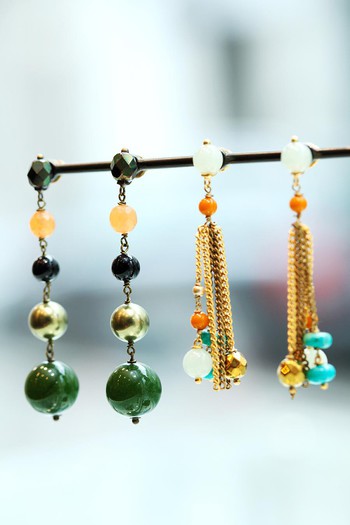 Boucles d'oreilles en pierres fines de Donatella Pellini