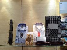 Chemises OLYMP, ceintures en cuir pour Jean, foulard en soie
